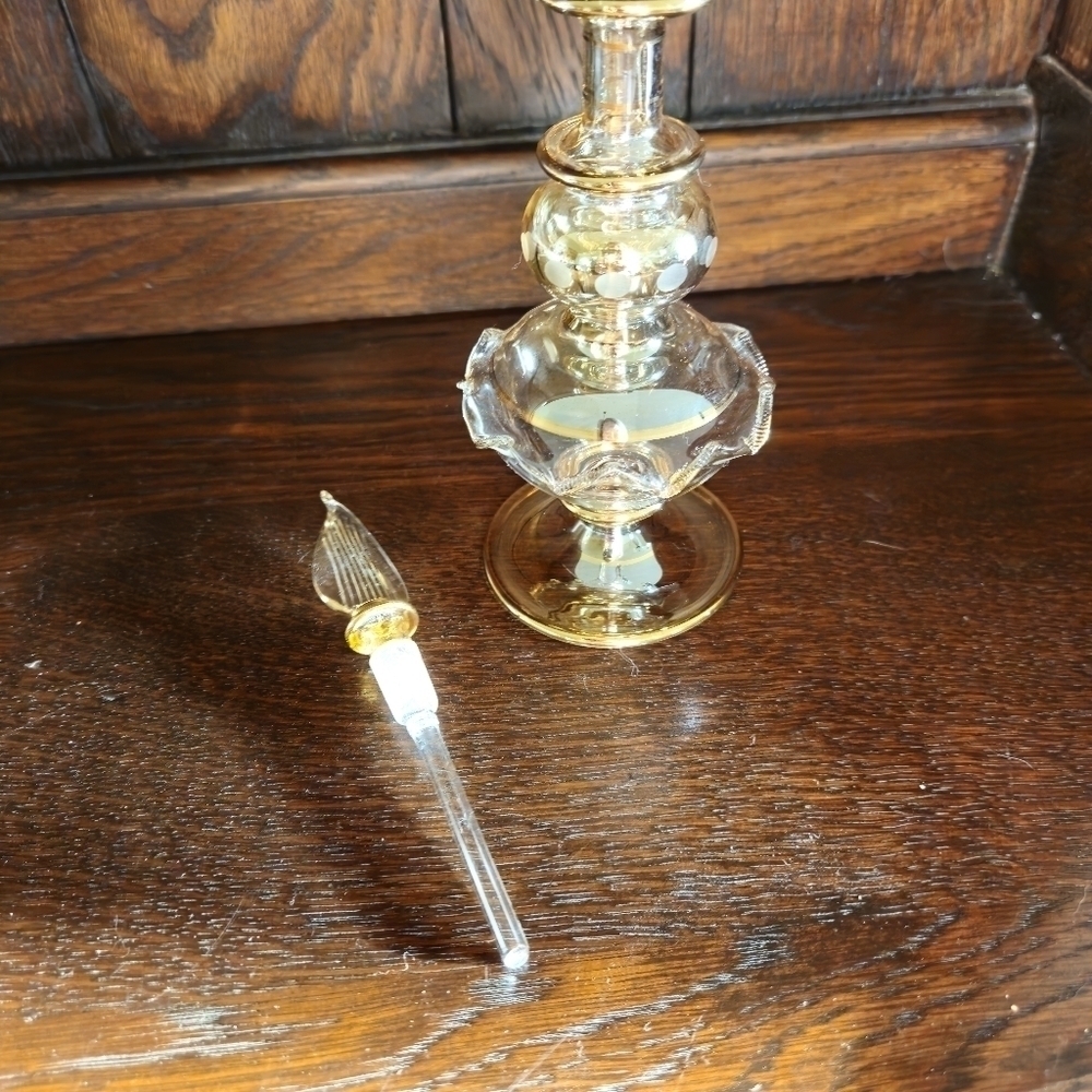 Vintage Egyptian hand blown glass perfume. - Picture 11 of 11